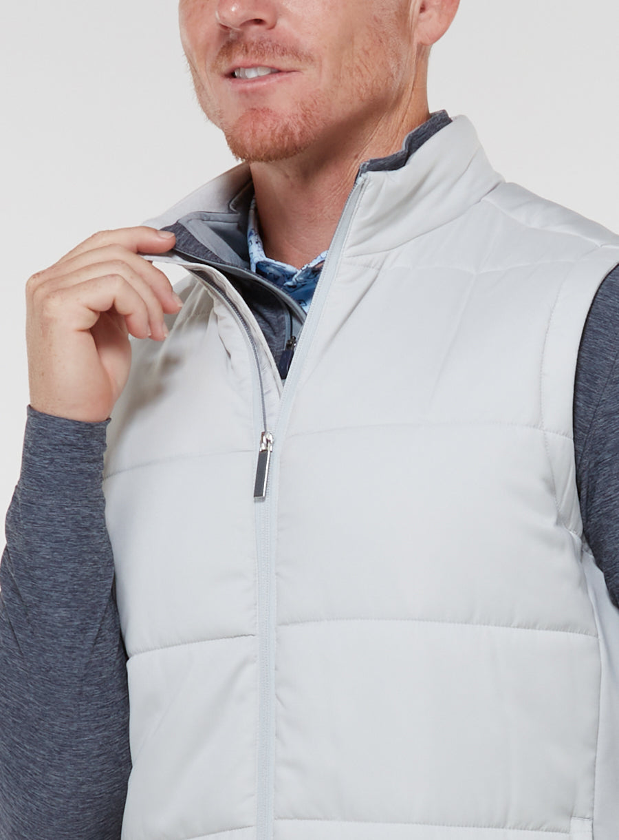 Straight Down Canyon Vest - Silver