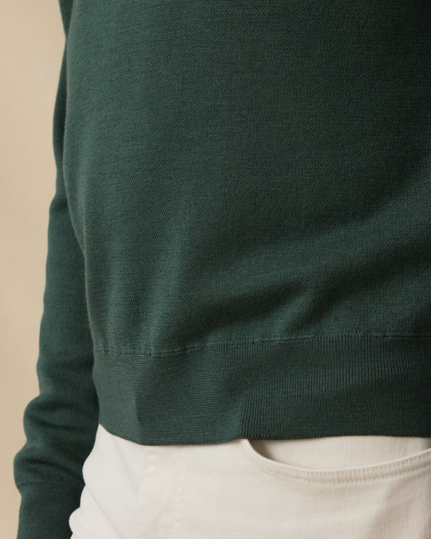 Straight Down Hickam Reversible Sweater Hoodie - Dark Forest