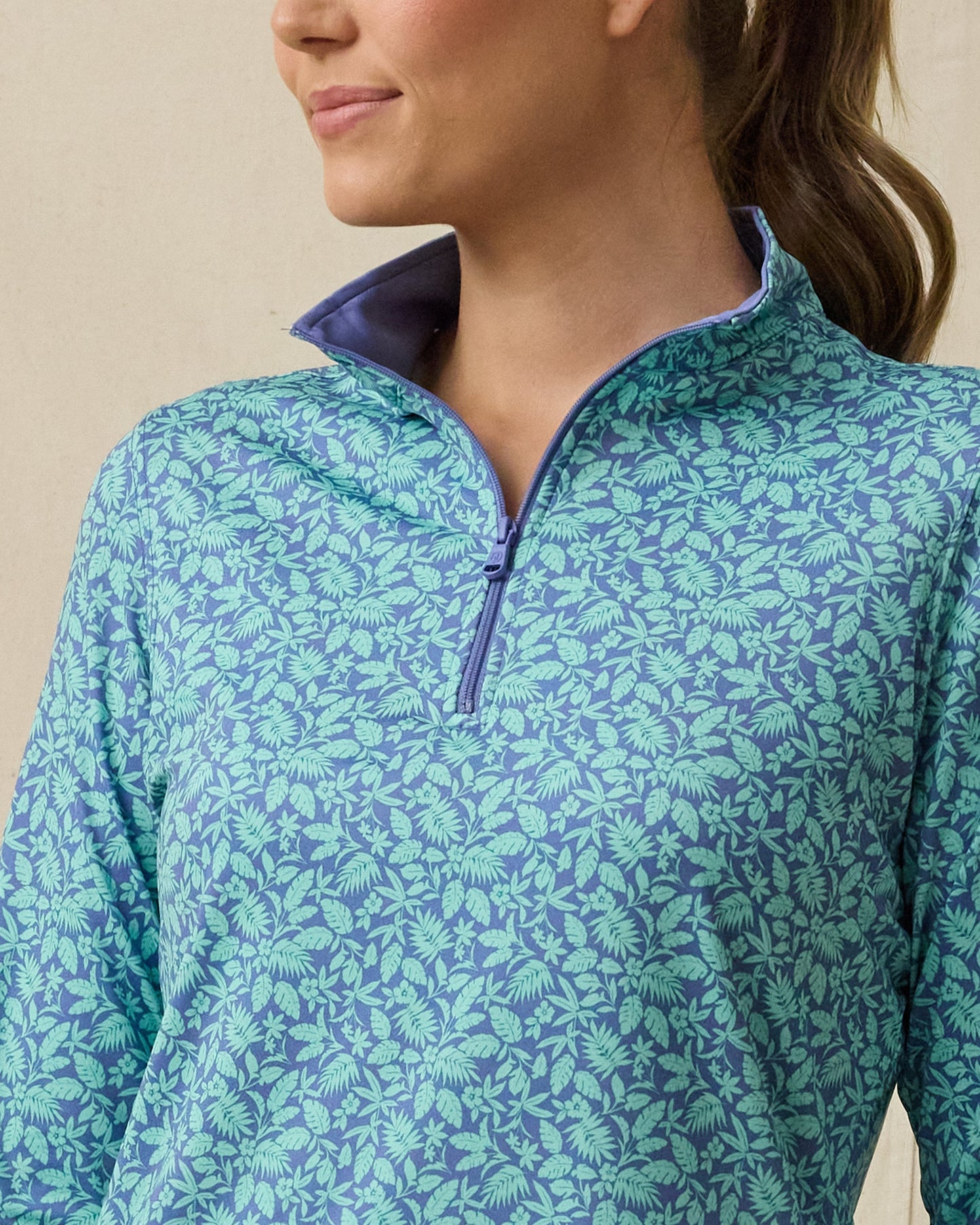 Straight Down Huli Quarter Zip - Tidal