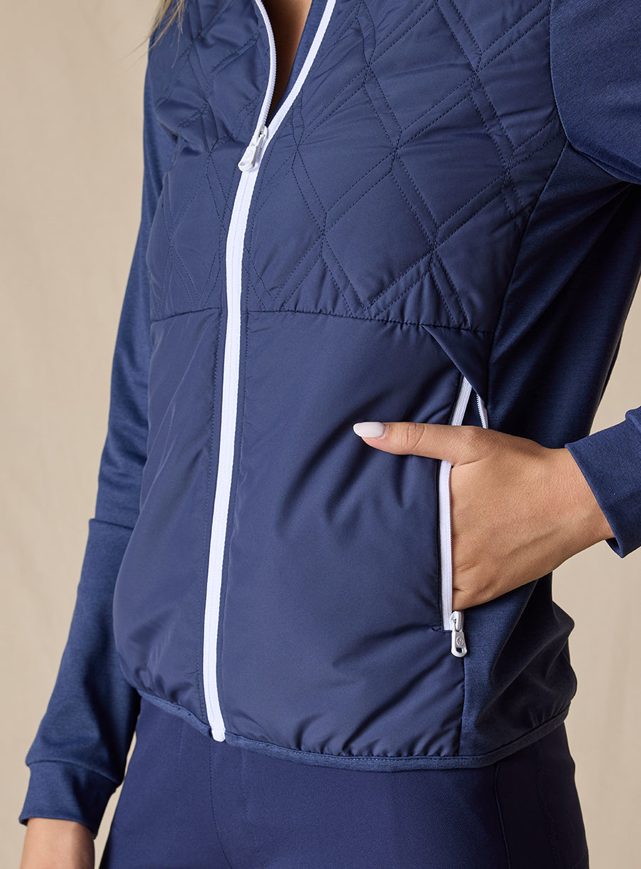 Straight Down Hera Jacket - New Indigo