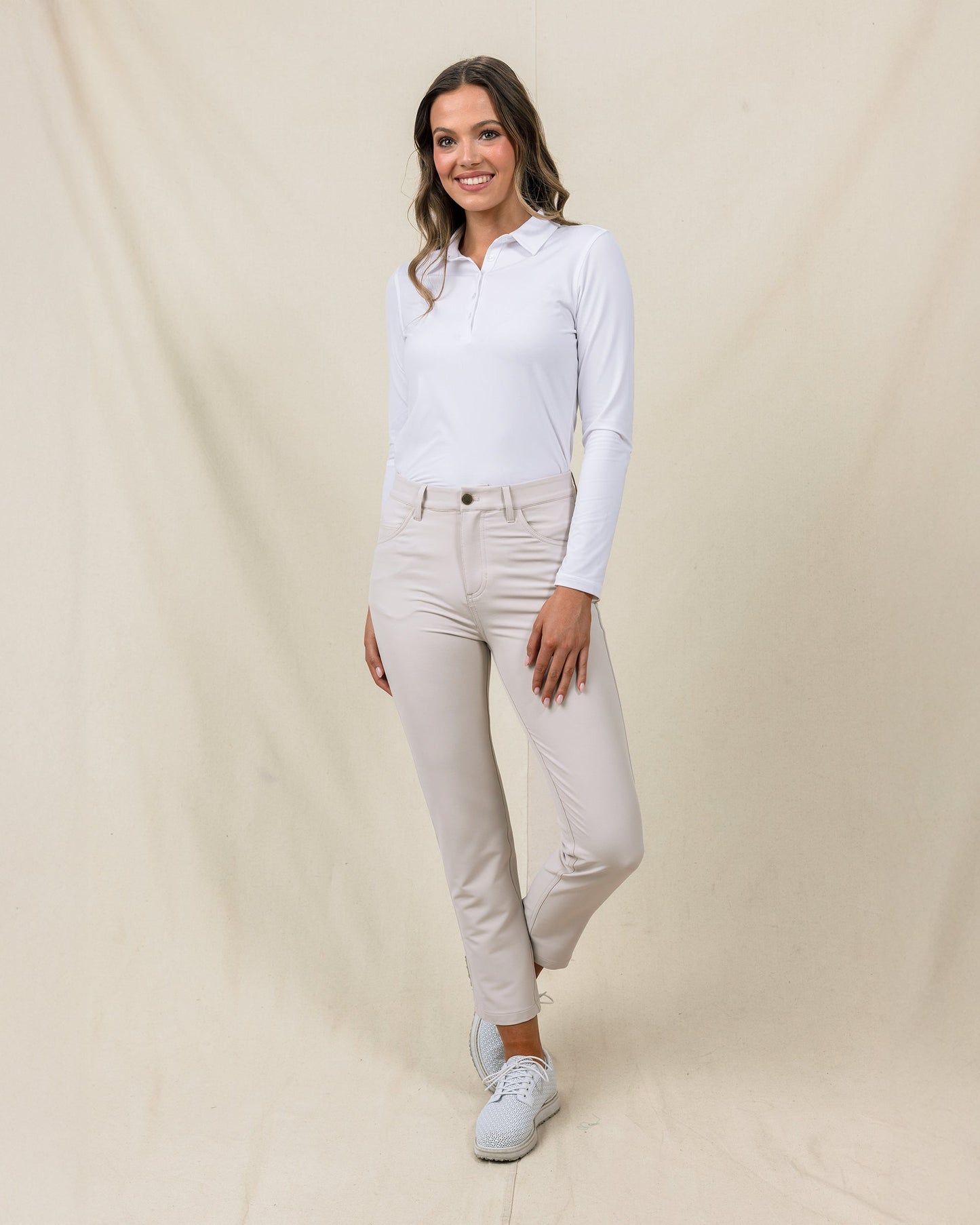 Straight Down Stride Pant - Stone