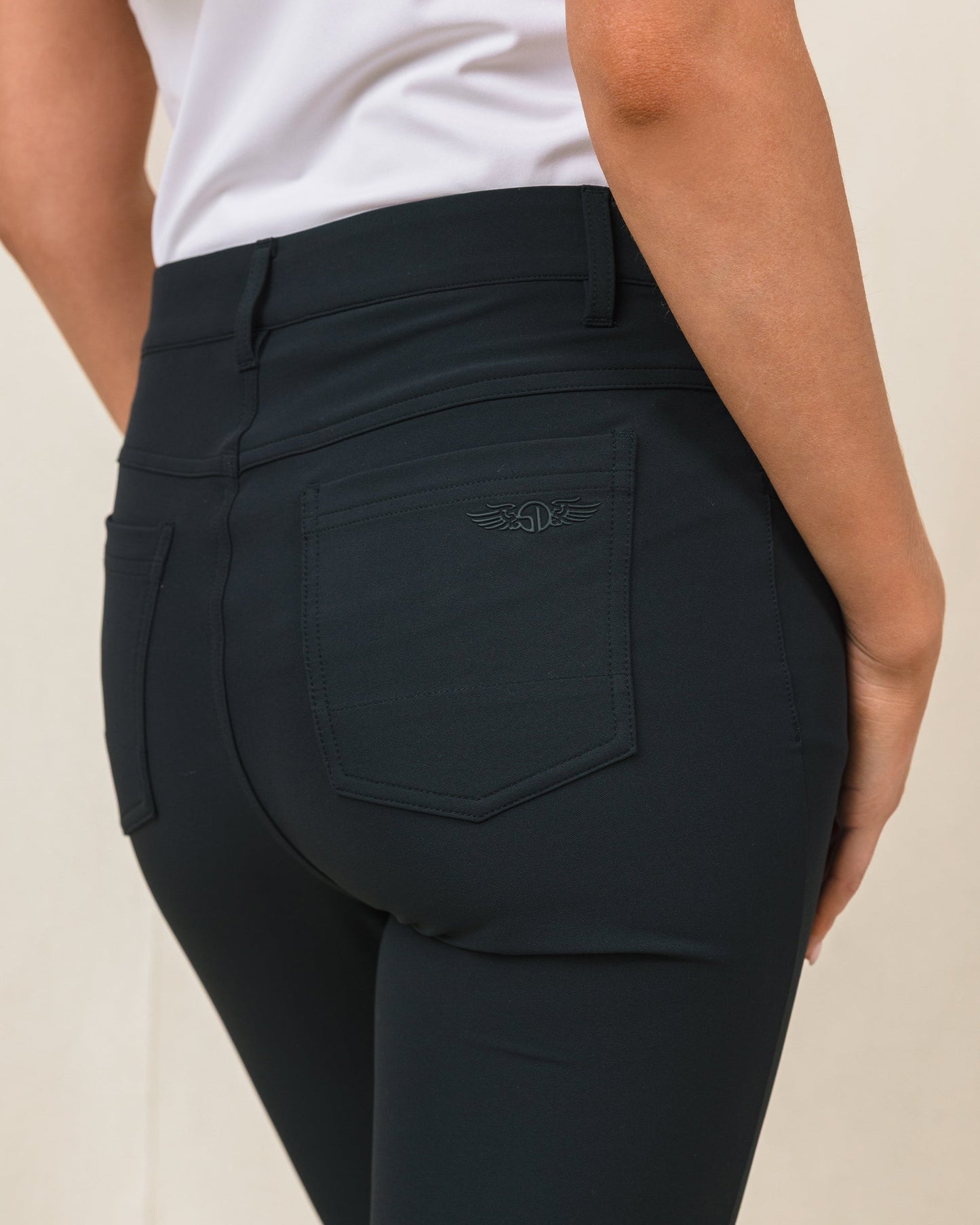 Straight Down Stride Pant - Black