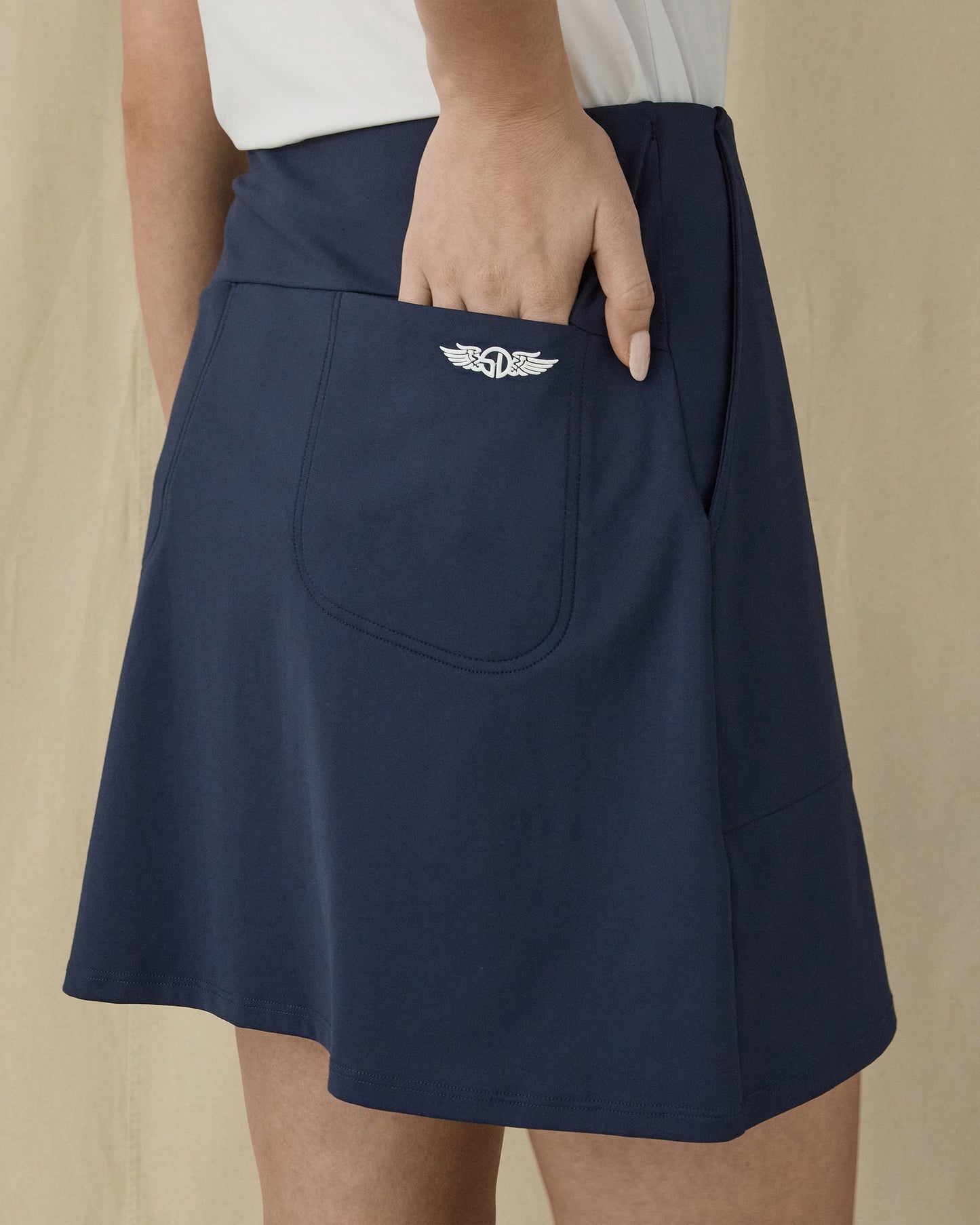 Straight Down Evie Skort - New Indigo