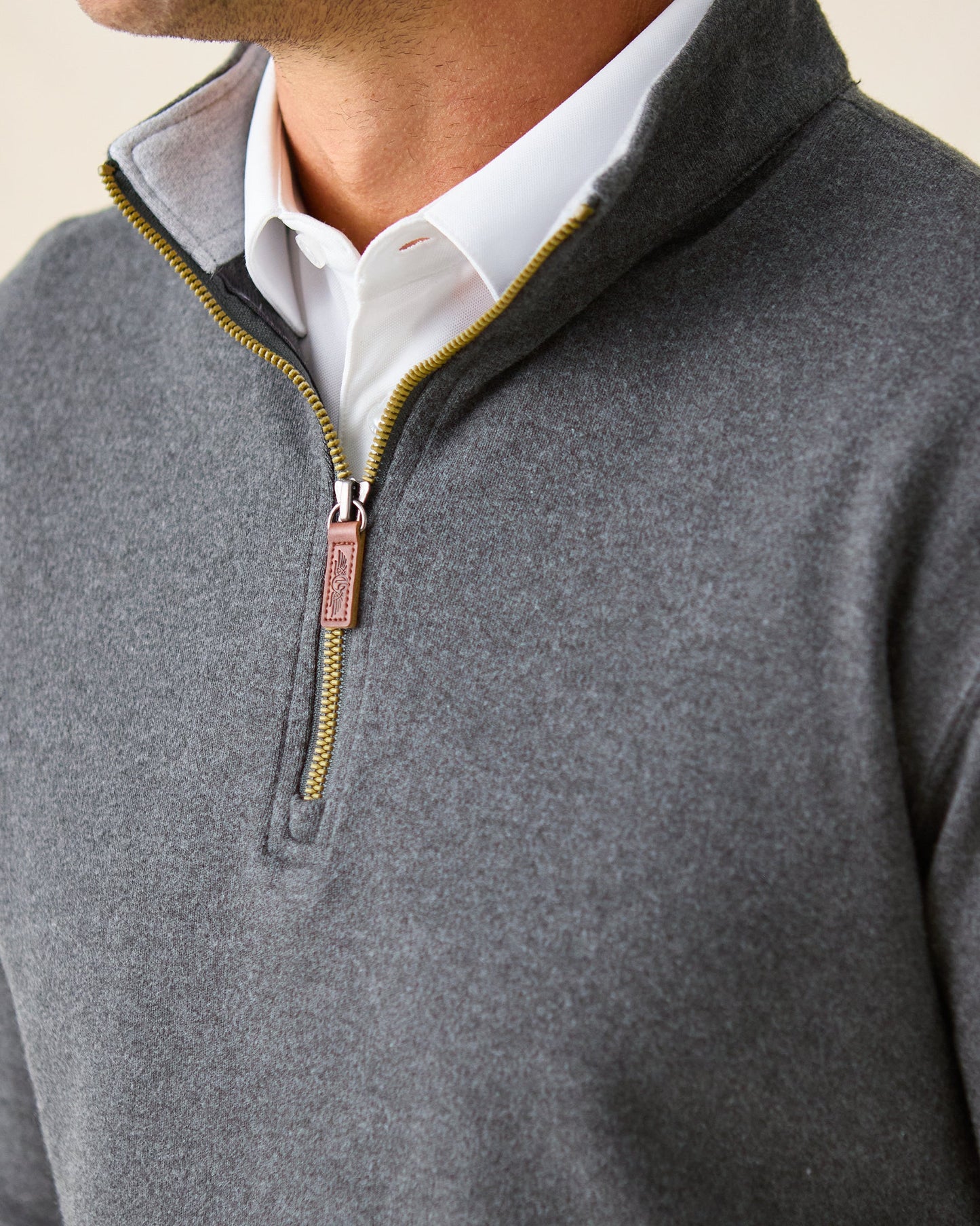 Straight Down Burnside 2.0 Quarter Zip - Charcoal