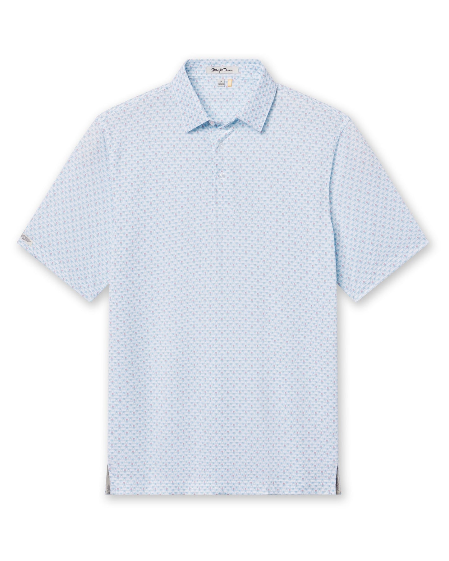 Straight Down Slam Dunk Polo - Coastal