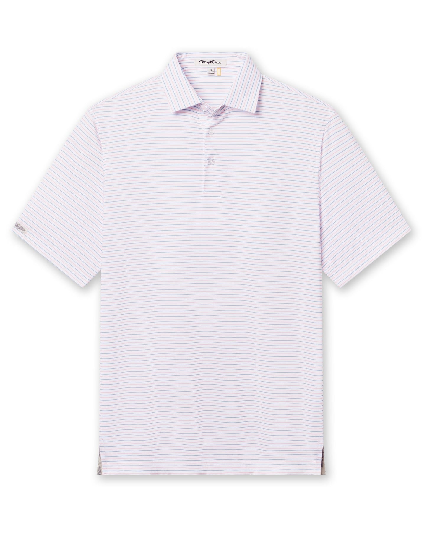 Straight Down Preserve Stripe Polo - Spritz