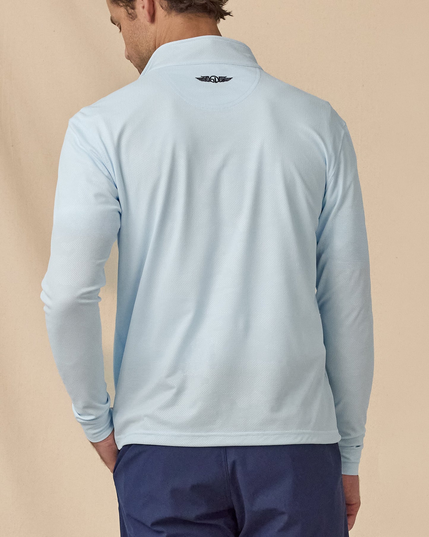 Straight Down Sherman Quarter Zip - Nantucket