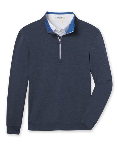 Straight Down Warren Quarter Zip - New Indigo / Cobalt