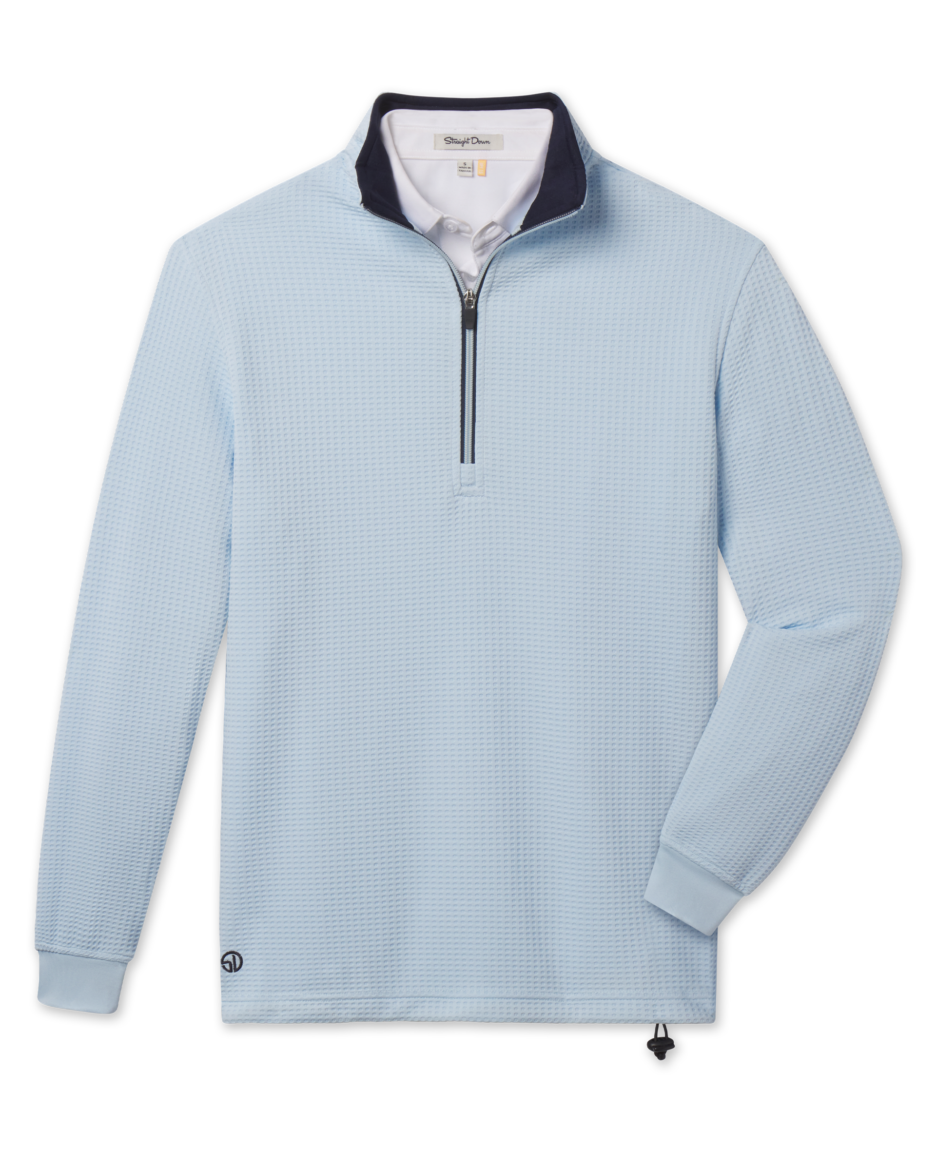Straight Down Optic Quarter Zip - Nantucket