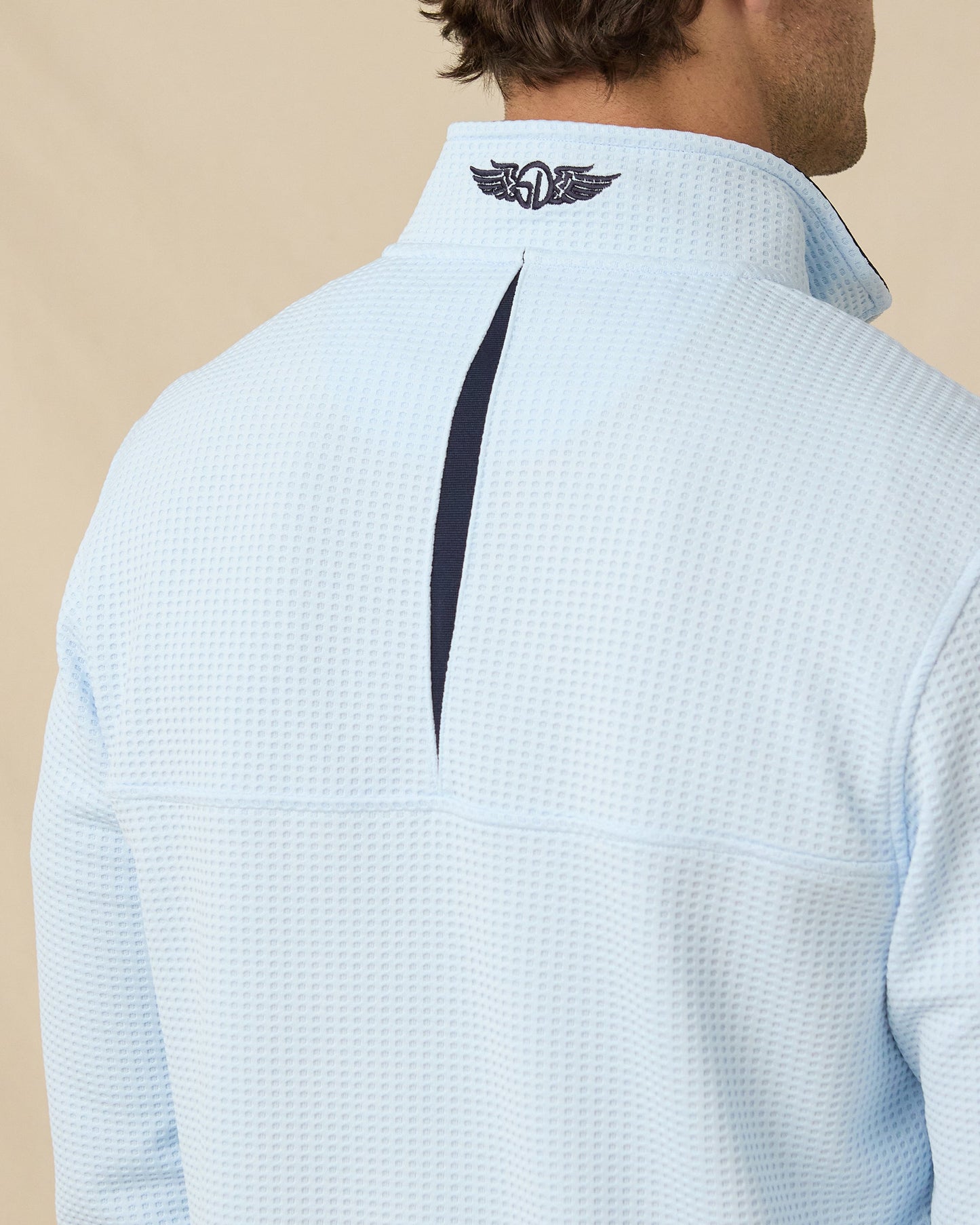 Straight Down Optic Quarter Zip - Nantucket