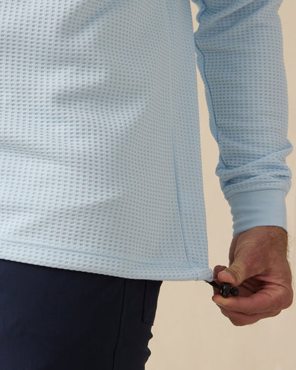 Straight Down Optic Quarter Zip - Nantucket