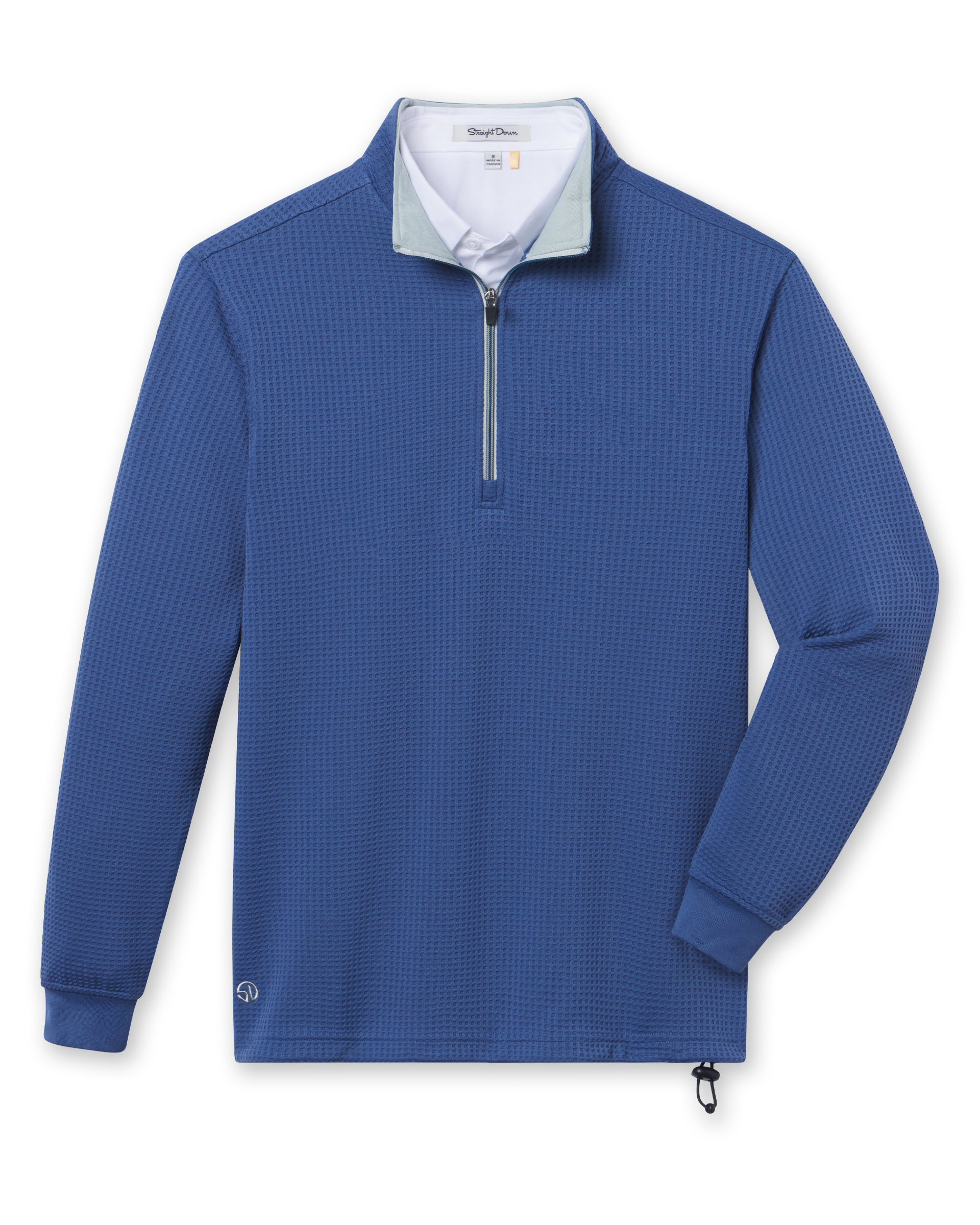 Straight Down Optic Quarter Zip - Moonlight