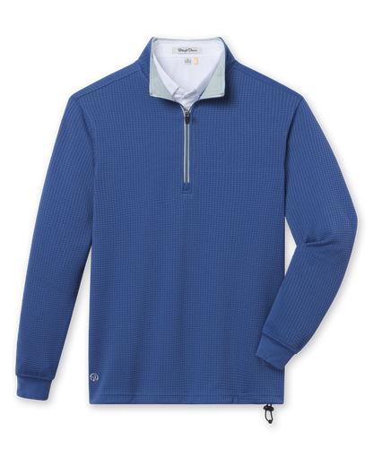 Straight Down Optic Quarter Zip - Moonlight