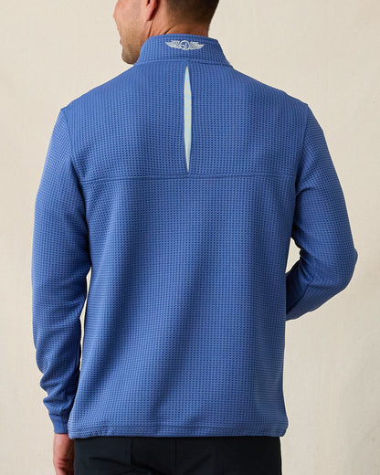 Straight Down Optic Quarter Zip - Moonlight