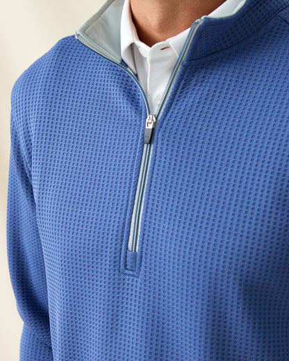 Straight Down Optic Quarter Zip - Moonlight