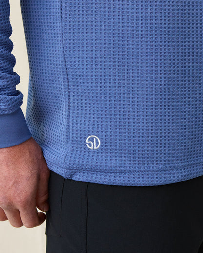 Straight Down Optic Quarter Zip - Moonlight