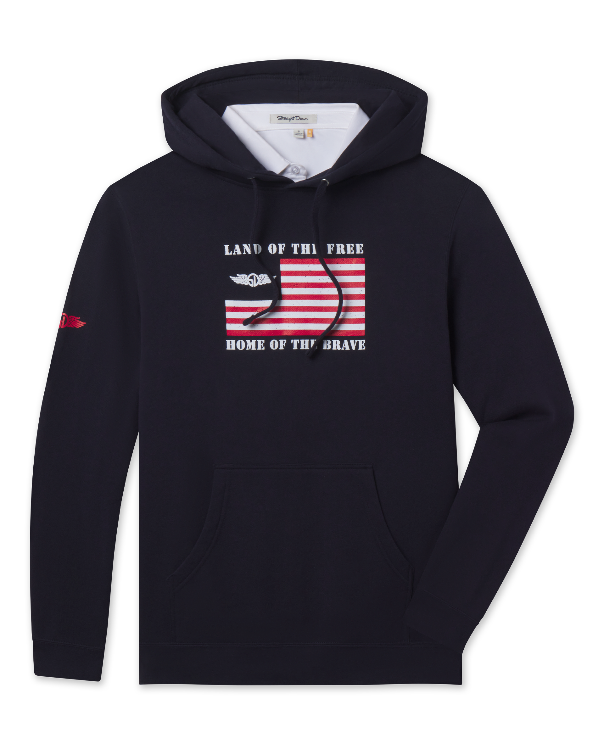 Straight Down Freedom Hoodie - Navy