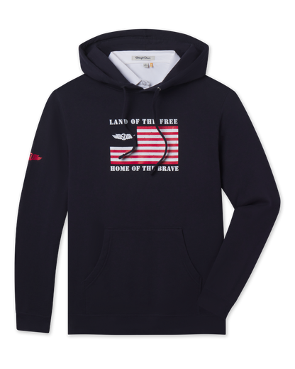 Straight Down Freedom Hoodie - Navy
