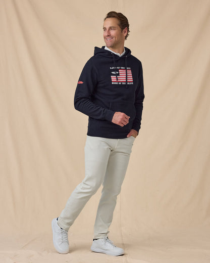 Straight Down Freedom Hoodie - Navy