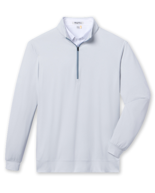 Straight Down Ballard Quarter Zip - Silver