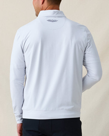 Straight Down Ballard Quarter Zip - Silver
