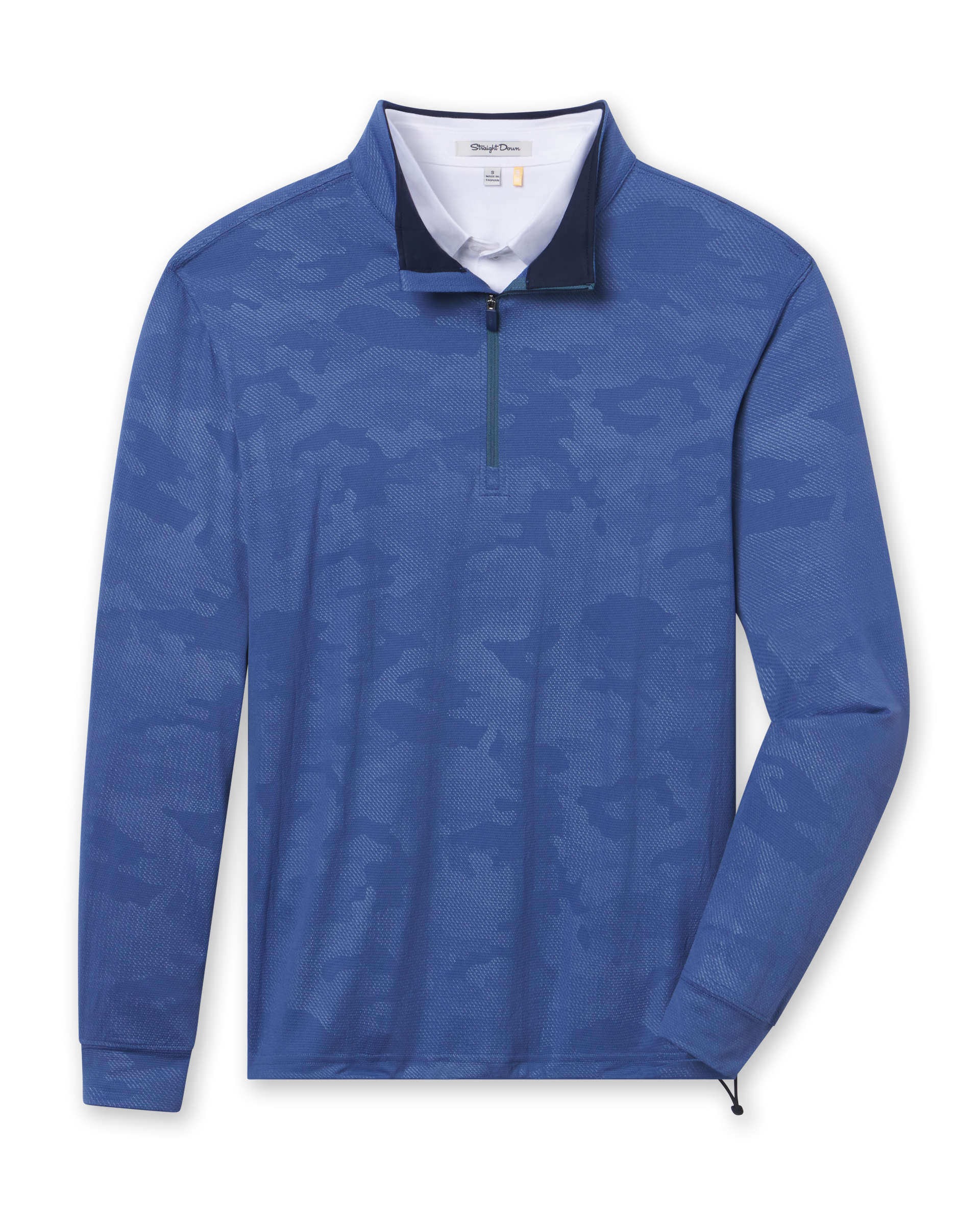 Straight Down Sherman Quarter Zip - Moonlight
