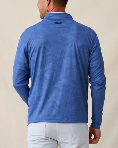 Straight Down Sherman Quarter Zip - Moonlight