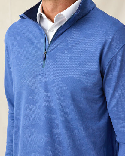 Straight Down Sherman Quarter Zip - Moonlight