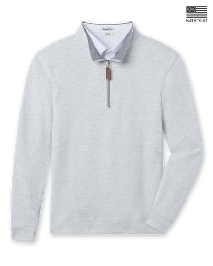 Straight Down Montecito Quarter Zip - Heather