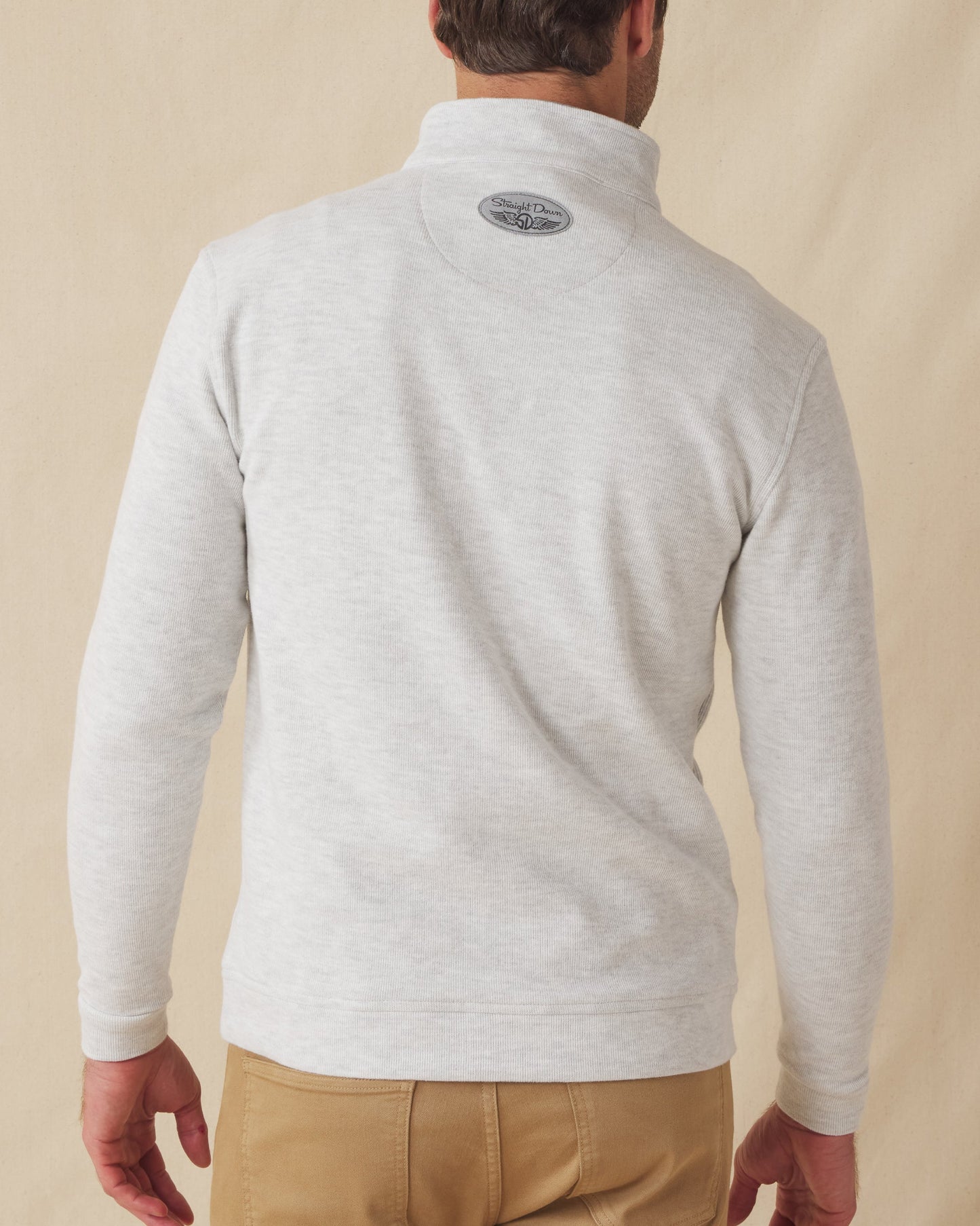 Straight Down Montecito Quarter Zip - Heather