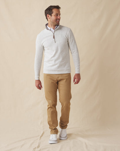 Straight Down Montecito Quarter Zip - Heather