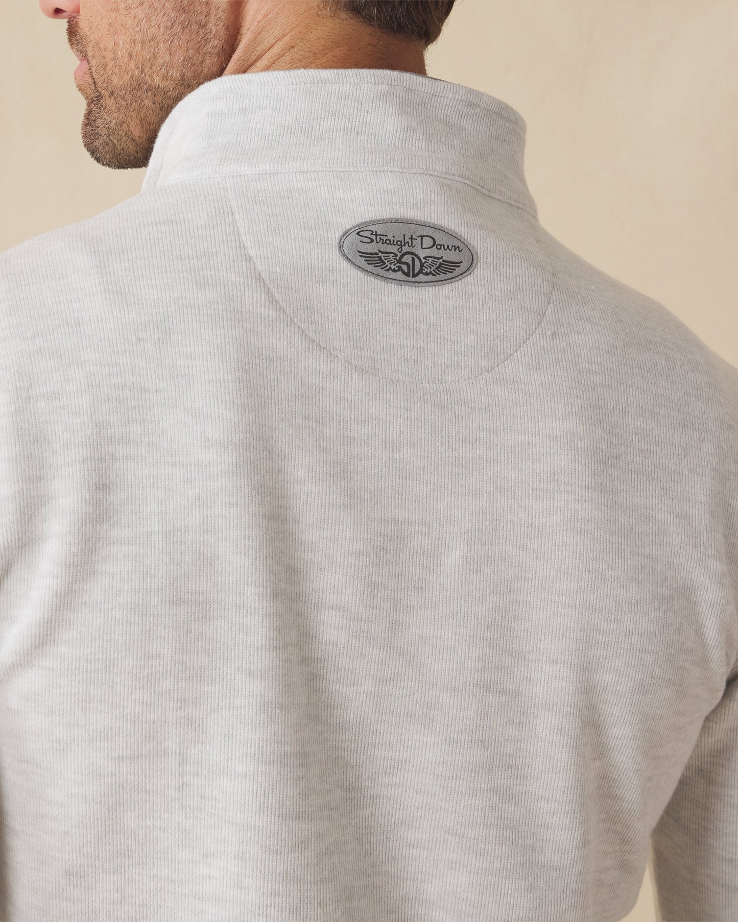 Straight Down Montecito Quarter Zip - Heather