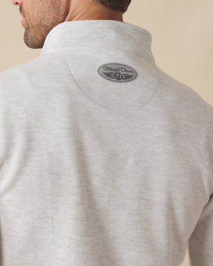 Straight Down Montecito Quarter Zip - Heather