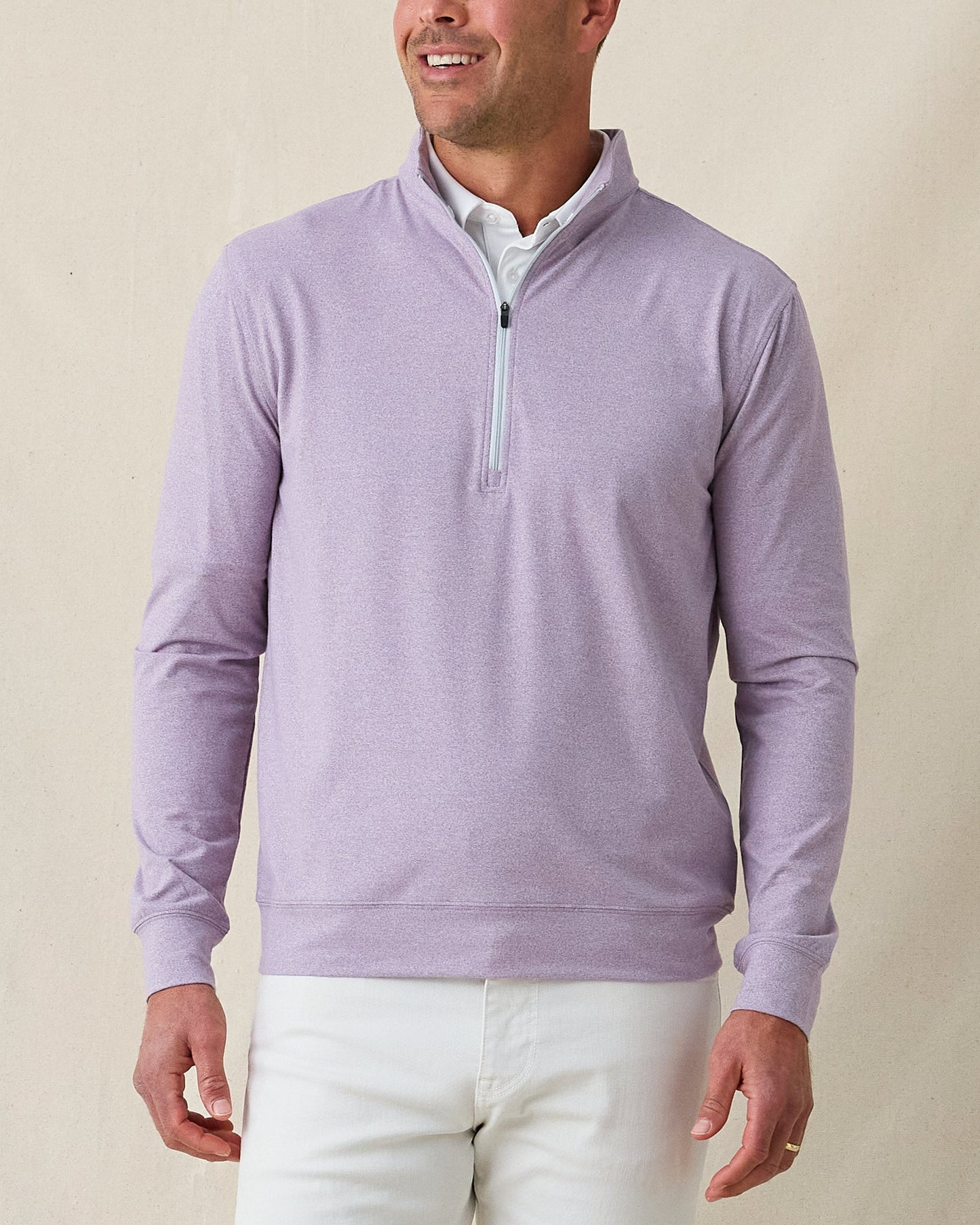 Straight Down Ballard Quarter Zip - Mulberry