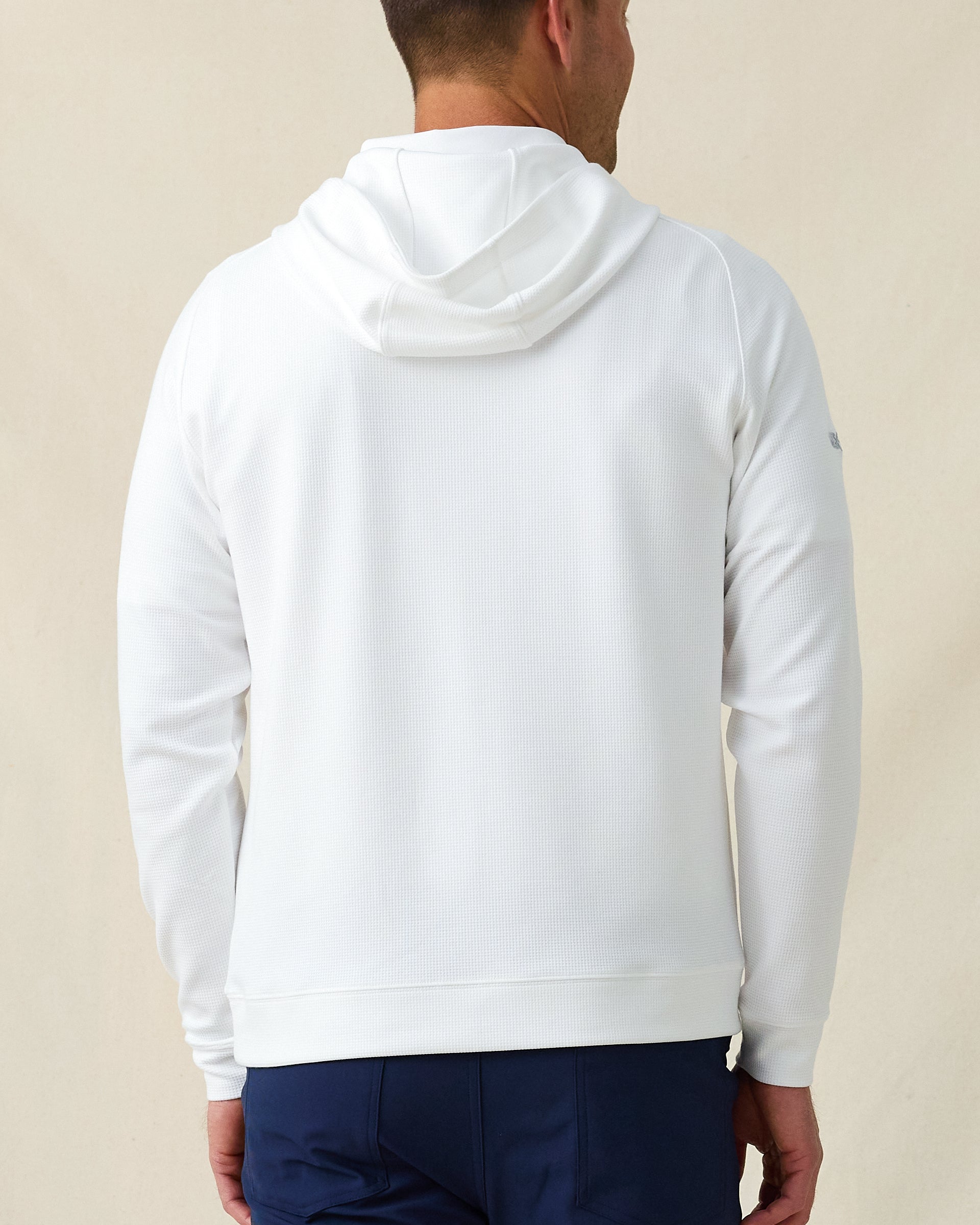Straight Down Gridlock Hoodie - White