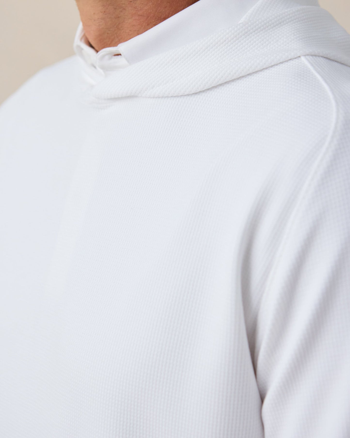 Straight Down Gridlock Hoodie - White
