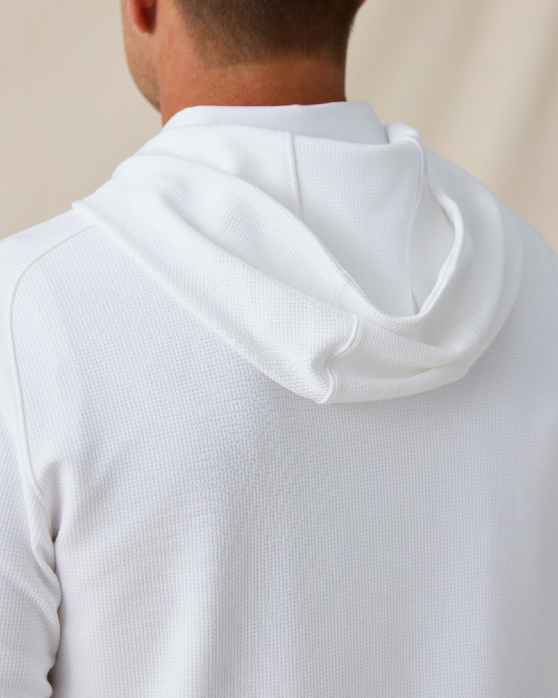 Straight Down Gridlock Hoodie - White
