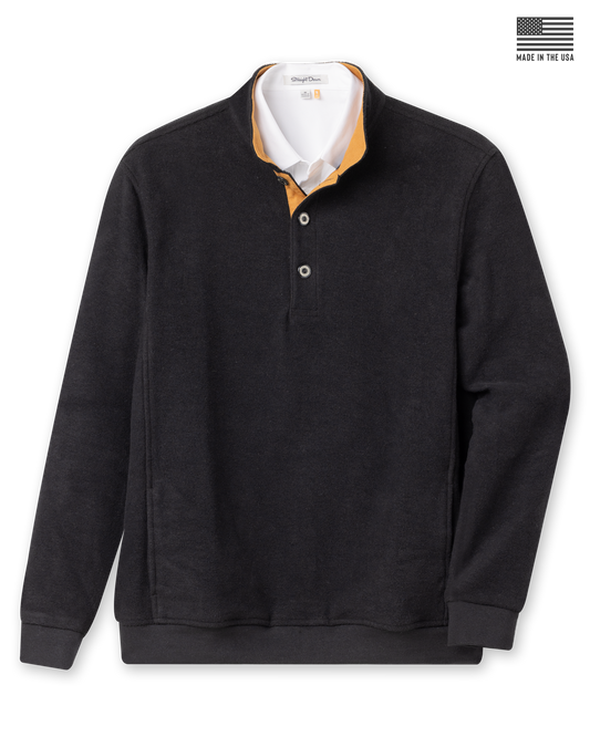 Straight Down Foothill V2 Placket | Made in USA Fleece Pullover