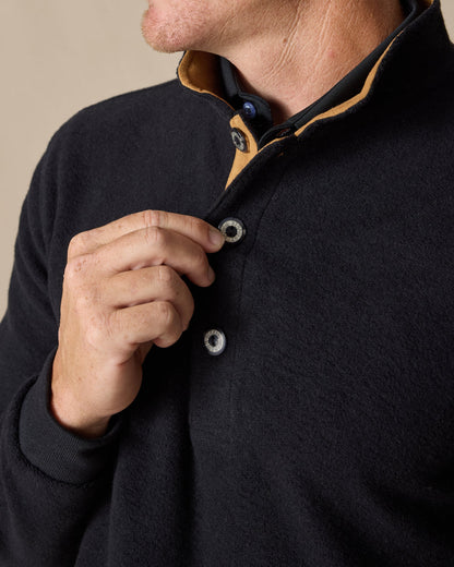 Straight Down Foothill V2 Placket | Made in USA Fleece Pullover