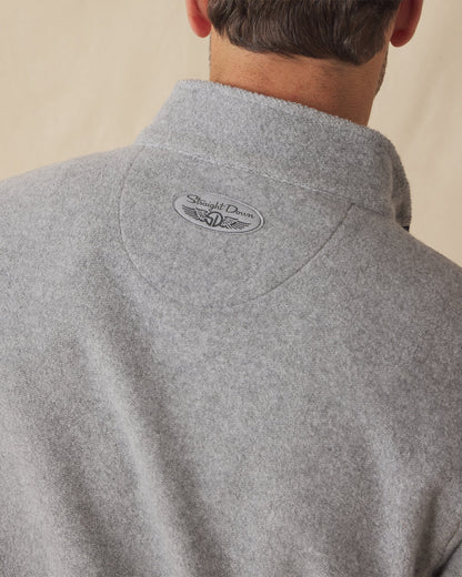 Straight Down Leucadia Quarter Snap Pullover - Heather