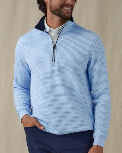 Straight Down Optic Quarter Zip - Carolina
