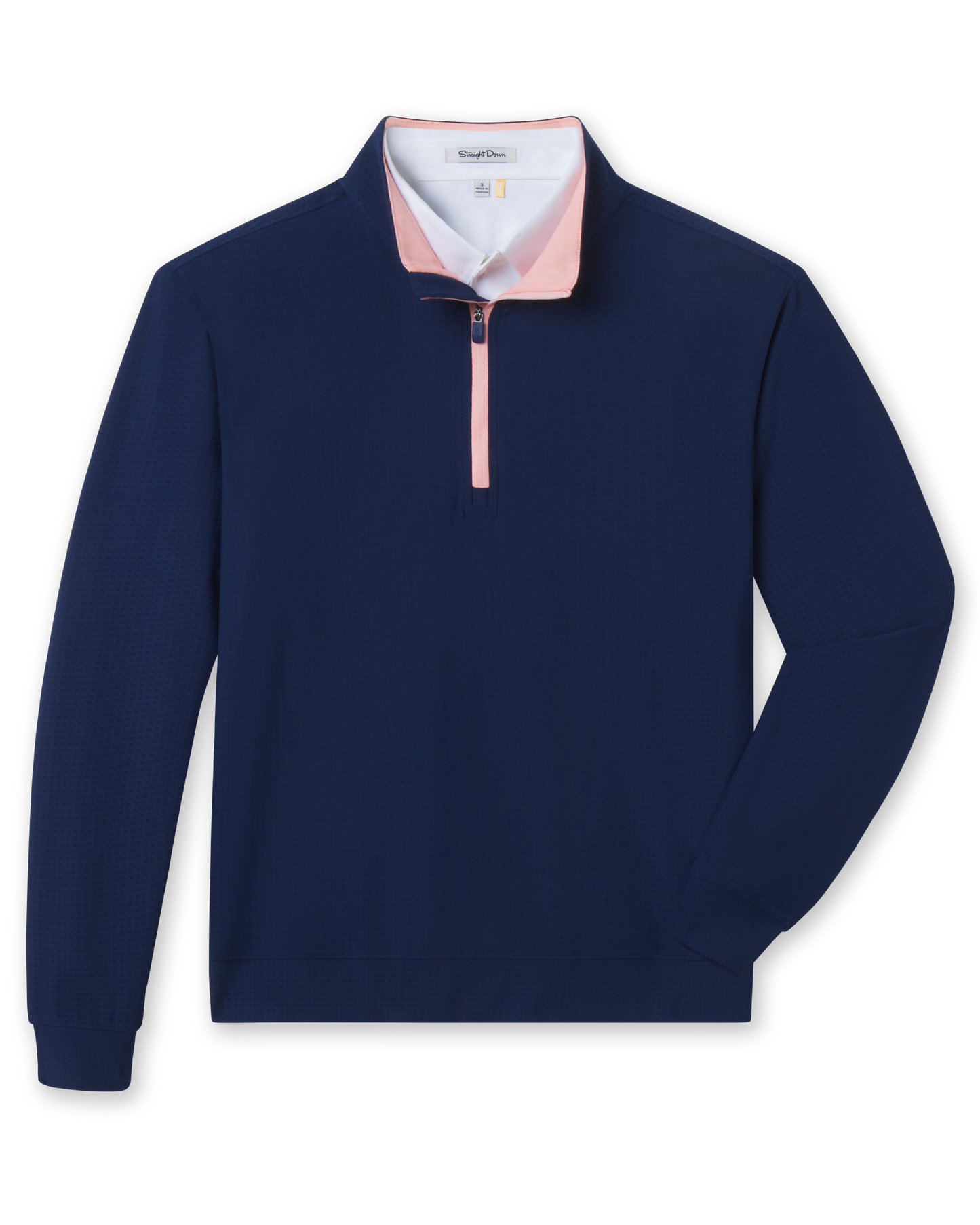 Straight Down Bel Air Quarter Zip - New Indigo