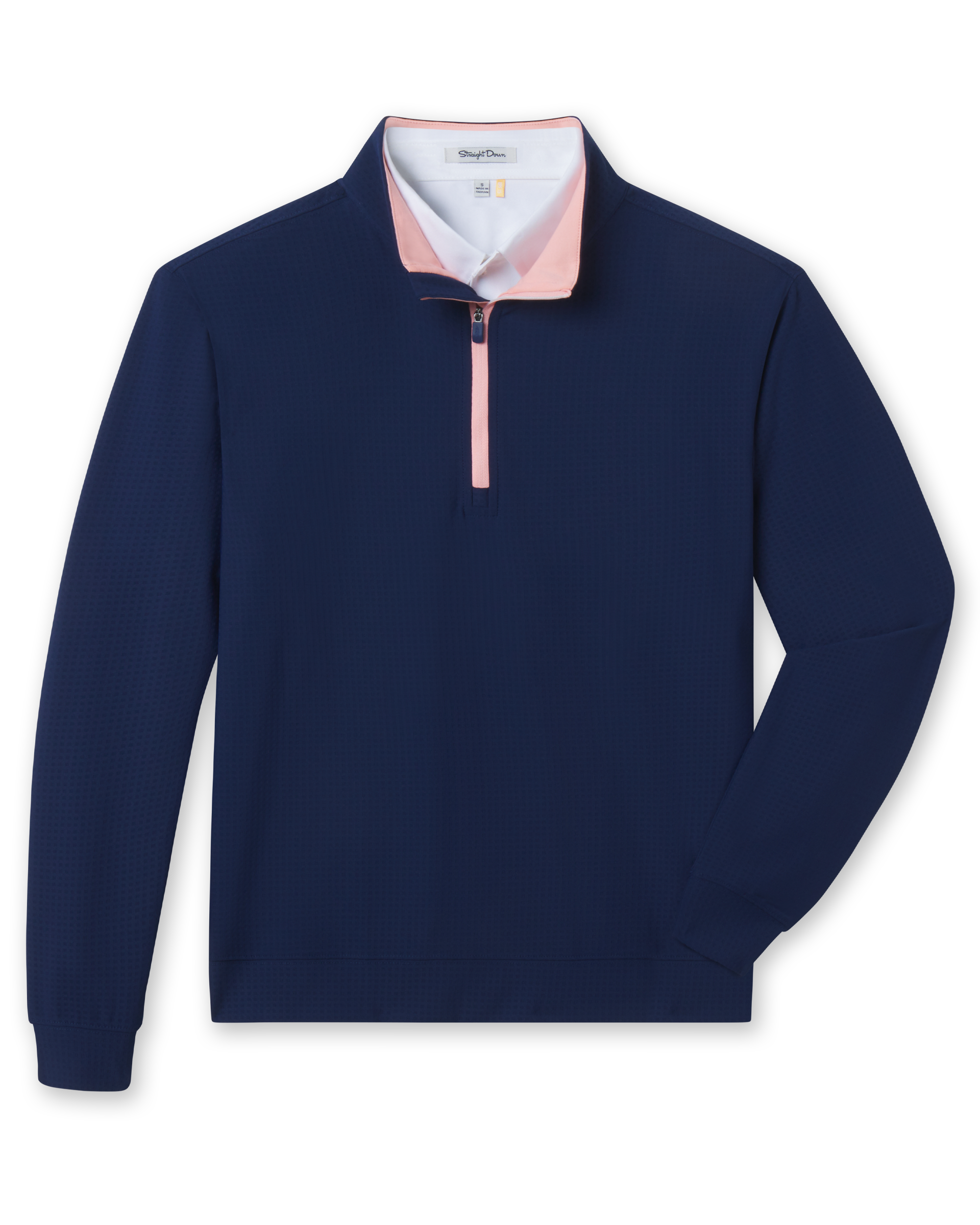 Straight Down Bel Air Quarter Zip - New Indigo