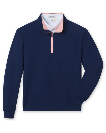 Straight Down Bel Air Quarter Zip - New Indigo