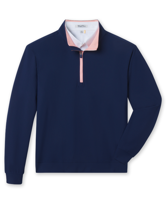 Straight Down Bel Air Quarter Zip - New Indigo