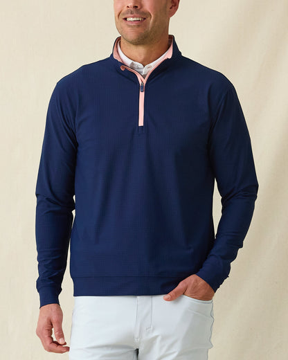 Straight Down Bel Air Quarter Zip - New Indigo