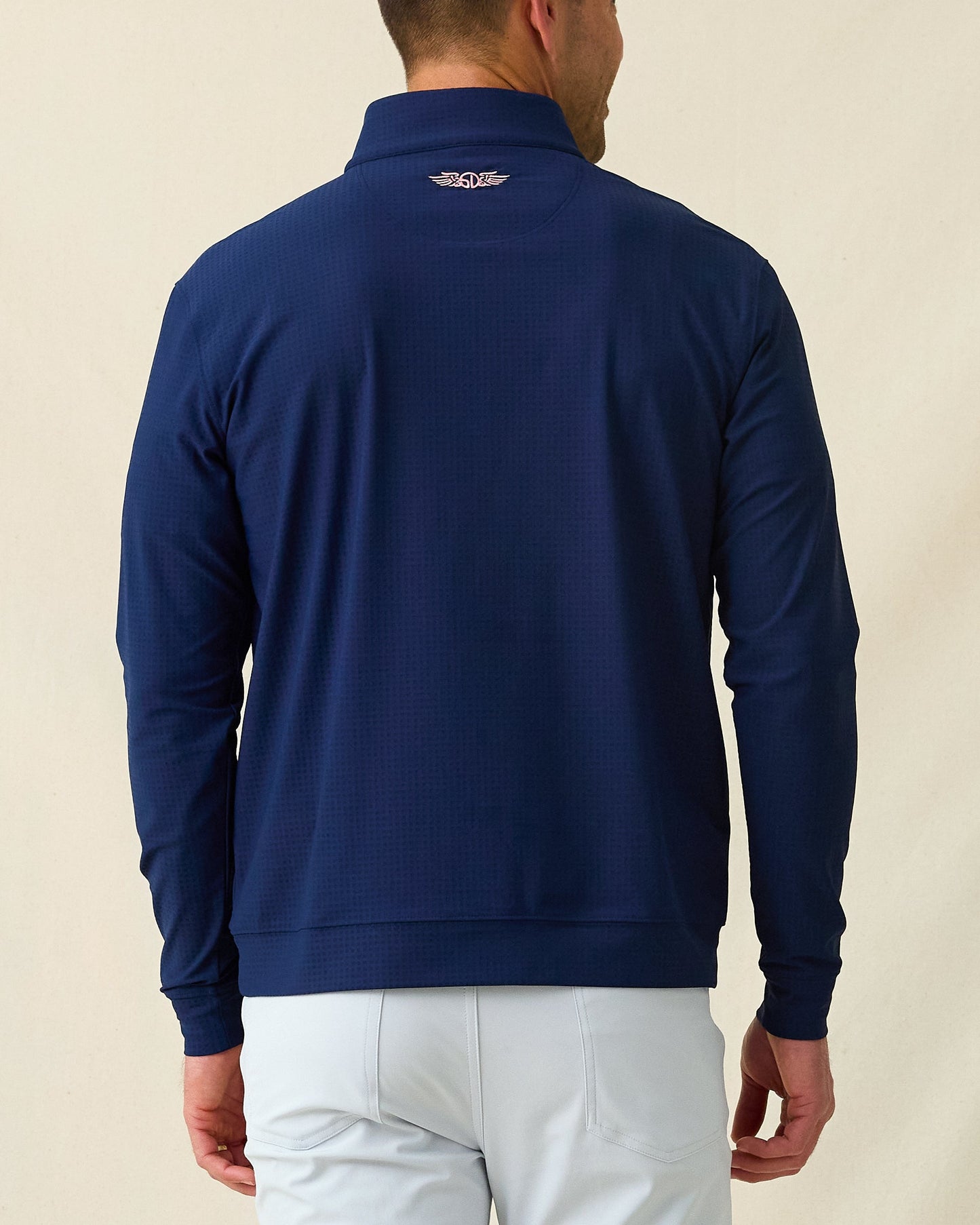 Straight Down Bel Air Quarter Zip - New Indigo