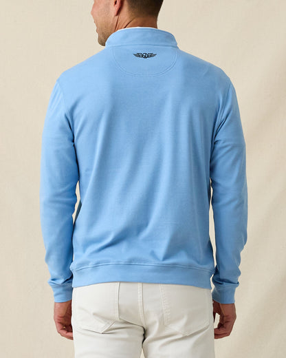 Straight Down Cardiff Quarter Zip - Coastal
