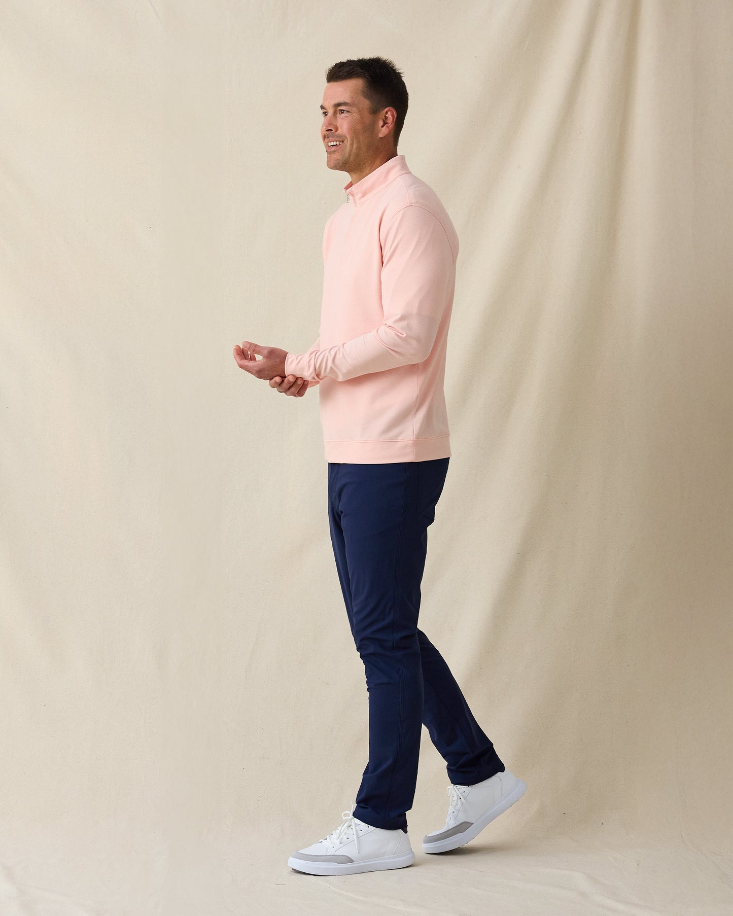 Straight Down Palmetto Quarter Zip - Spritz