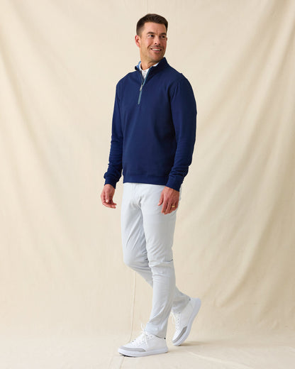 Straight Down Cardiff Quarter Zip - New Indigo